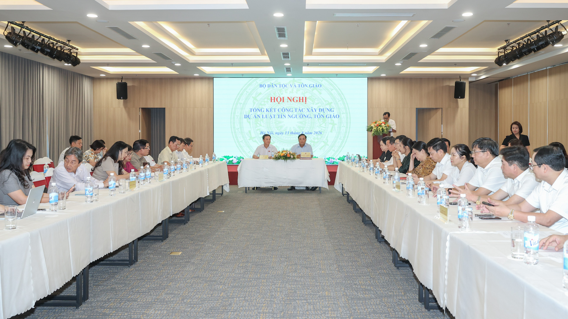 Bộ Dân tộc và Tôn giáo tổ chức Hội nghị tổng kết công tác xây dựng dự án Luật Tín ngưỡng, tôn giáo (sửa đổi)